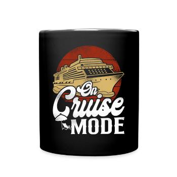 Cruise Ship Vacation Vintage On - Tasse einfarbig - Schwarz - Vorne