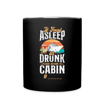 Cruise Ship Vacation Friends - Tasse einfarbig - Schwarz - Vorne