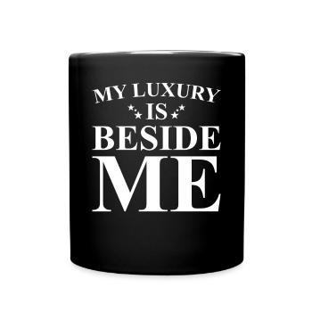 Partner Freund Freundin Spruch - Tasse einfarbig - Schwarz - Vorne