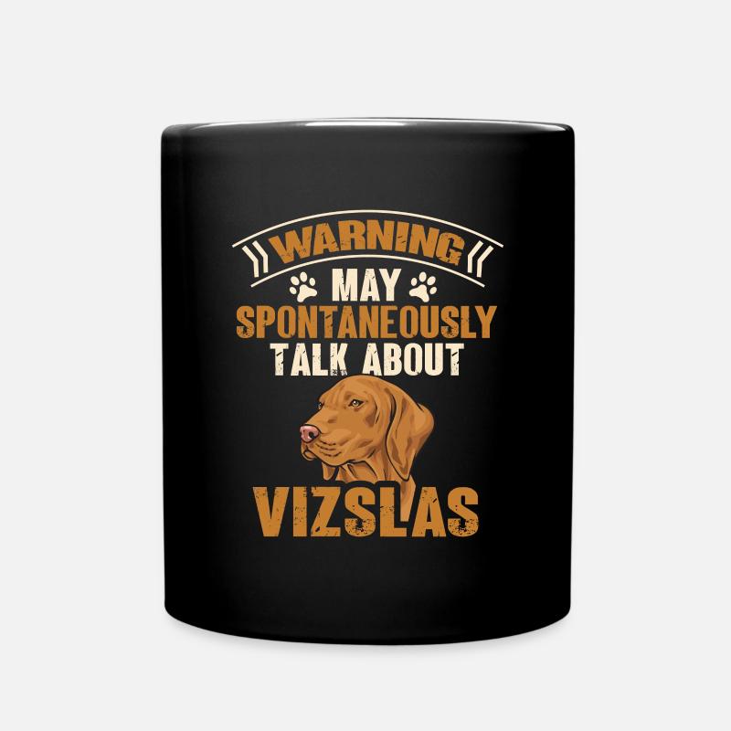 Vizsla Hund Ungarischer Vizsla - Tasse einfarbig - Schwarz