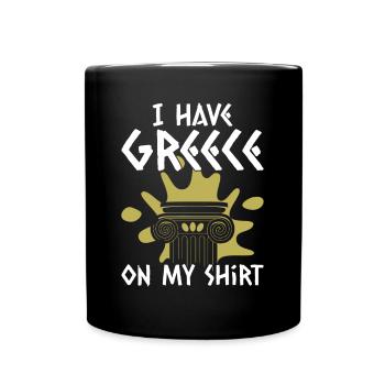 Mythologie grecque Dieu grec ancien - Mug uni - noir - Devant