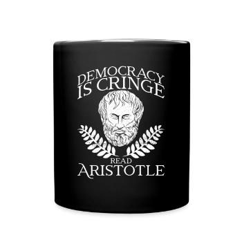 Aristoteles Griechische Mythologie Antik - Tasse einfarbig - Schwarz - Vorne