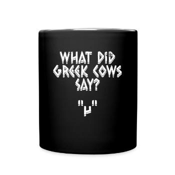 Mythologie grecque Dieu grec ancien - Mug uni - noir - Devant