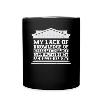 Mythologie grecque Dieu grec ancien - Mug uni - noir - Devant