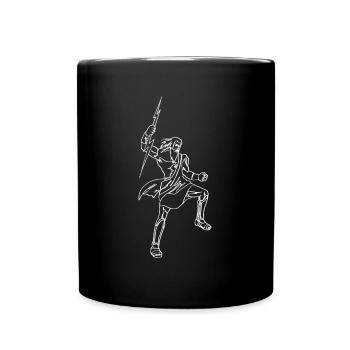 Zeus Griechische Mythologie Griechischer Gott - Tasse einfarbig - Schwarz - Vorne