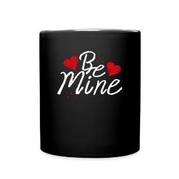 Be My Heart - Full Colour Mug - black - Front