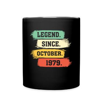 Légende depuis octobre 1979 - Mug uni - noir - Devant