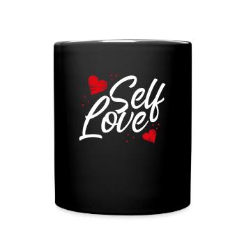 Amour de soi en couple - Mug uni - noir - Devant