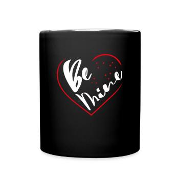 Be My Big Heart - Full Colour Mug - black - Front