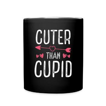 Sweeter than Cupid - Full Colour Mug - black - Front