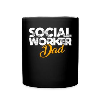 School Social Work Month Social - Tasse einfarbig - Schwarz - Vorne