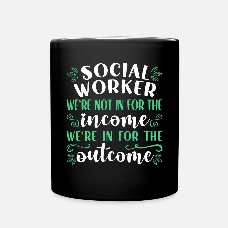 School Social Work Month Social - Tasse einfarbig - Schwarz