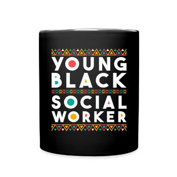 Mois du travail social à l’école Africain - Mug uni - noir - Devant