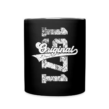 55. GEBURTSTAG ORIGINAL 1971 - Tasse einfarbig - Schwarz - Vorne