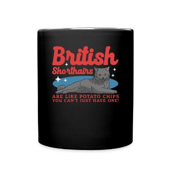 British Shorthair British Shorthair Cadeau - Mug uni - noir - Devant