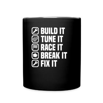 Muscel Car V8 Turbocompresseur Tuning Voiture de course - Mug uni - noir - Devant