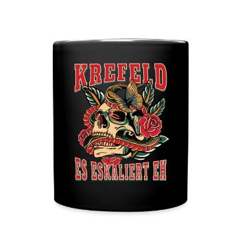 Krefeld femme cadeau ça s’intensifie de toute façon femmes - Mug uni - noir - Devant