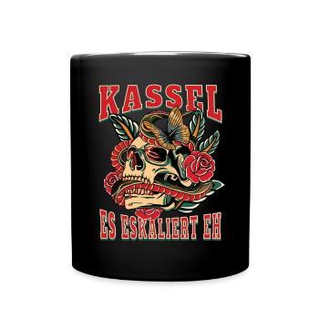 Cadeau femme Kassel ça s’intensifie quand même Femmes Kassel - Mug uni - noir - Devant