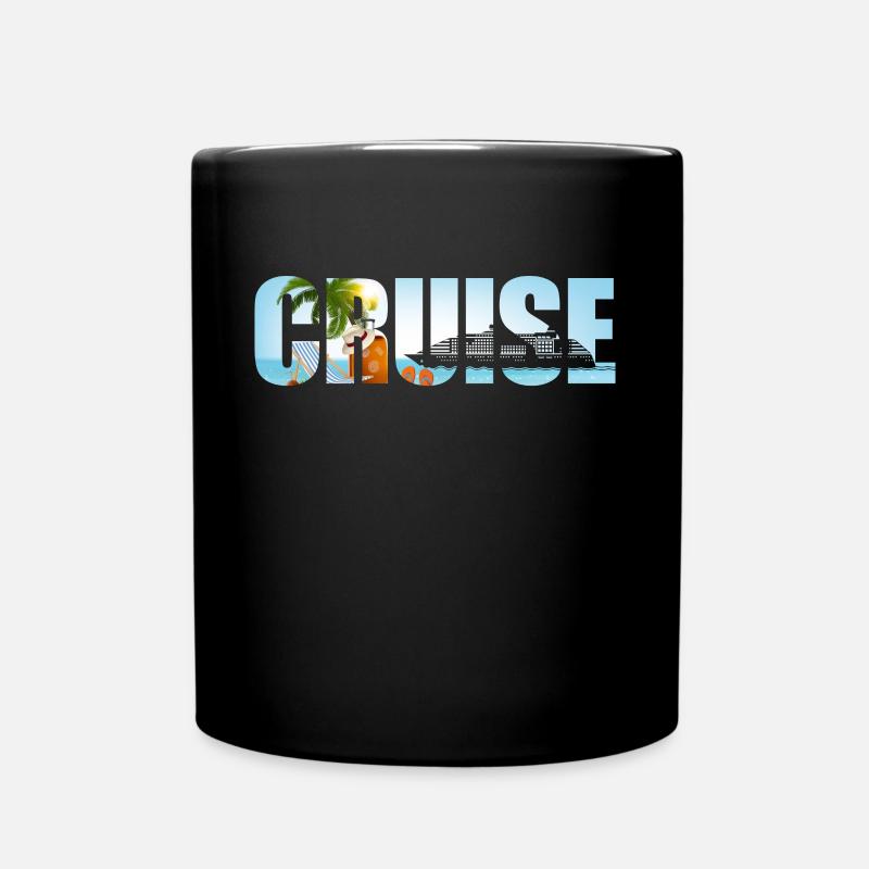 Cruise Ship Vacation Cruise - Tasse einfarbig - Schwarz