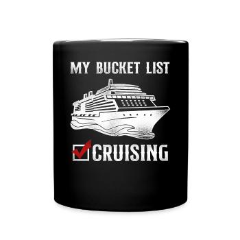Cruise Ship Vacation Vintage - Tasse einfarbig - Schwarz - Vorne