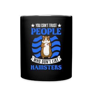 Hamster Gift Golden Hamster Hamster - Full Colour Mug - black - Front