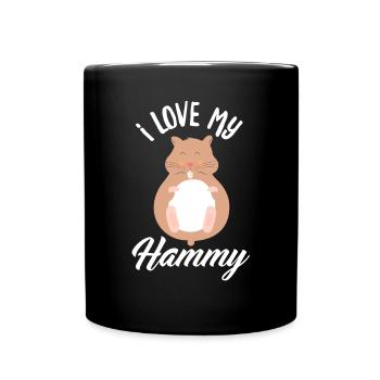 Drôle de cadeau de hamster - Mug uni - noir - Devant