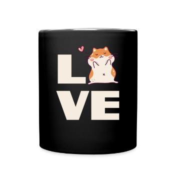 Drôle de cadeau de hamster - Mug uni - noir - Devant
