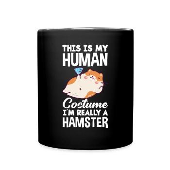 Drôle de cadeau de hamster - Mug uni - noir - Devant
