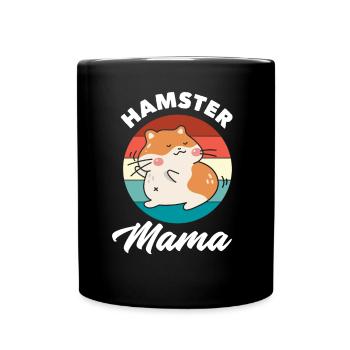 Drôle hamster cadeau hamster maman - Mug uni - noir - Devant