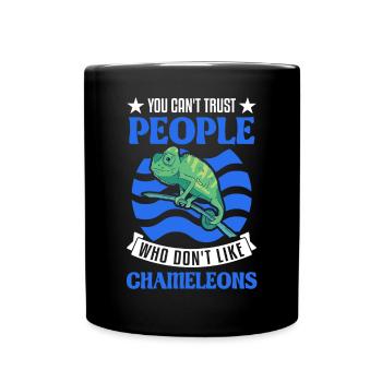 Chameleon Gift Chameleon - Full Colour Mug - black - Front