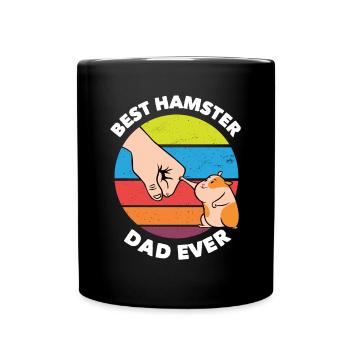 Drôle hamster cadeau hamster papa - Mug uni - noir - Devant