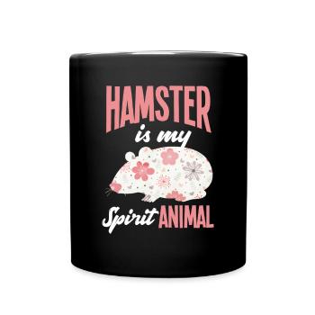 Drôle de cadeau de hamster - Mug uni - noir - Devant