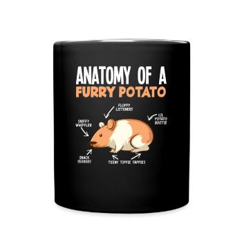 Drôle de cadeau de hamster - Mug uni - noir - Devant