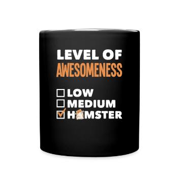 Drôle de cadeau de hamster - Mug uni - noir - Devant