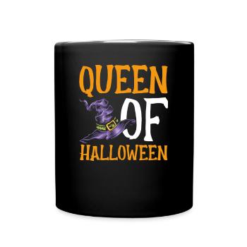 Reine sorcière d’Halloween - Mug uni - noir - Devant