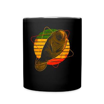 Manatee - Manatee - Full Colour Mug - black - Front