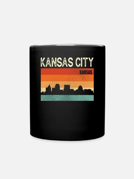 Kansas City Missouri - Tasse einfarbig - Schwarz