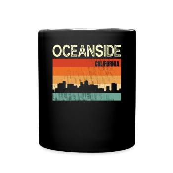 Côté océan - Mug uni - noir - Devant