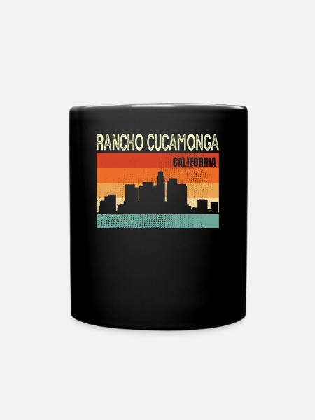 Rancho Cucamonga - Tasse einfarbig - Schwarz