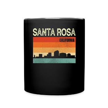 Santa Rosa - Full Colour Mug - black - Front