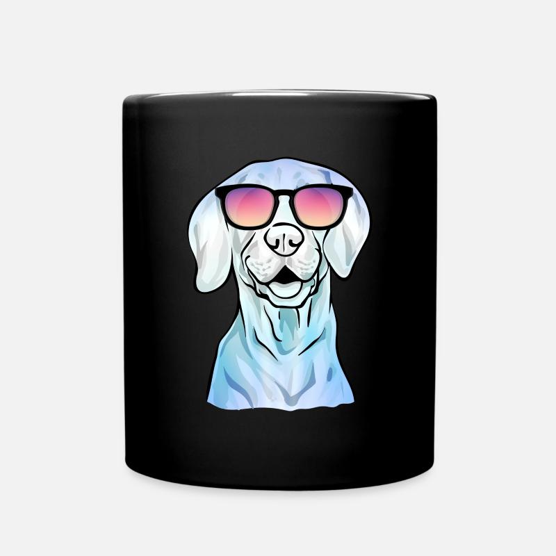 Vizsla Cool Retro Vintage Ungarischer Vizsla - Tasse einfarbig - Schwarz
