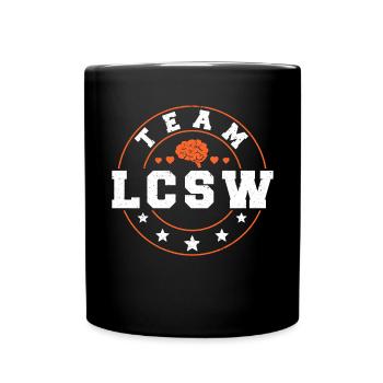 School Social Work Month Team Lcsw - Tasse einfarbig - Schwarz - Vorne