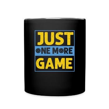 Just One More Game Funny Pickleball - Full Colour Mug - black - Front