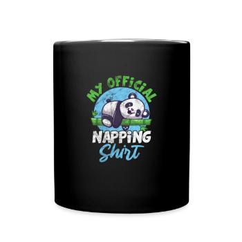 Panda - Mug uni - noir - Devant