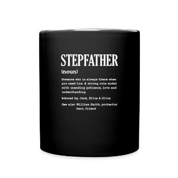 Stepfather Father Stepdad Papa Father's Day Gift - Full Colour Mug - black - Front