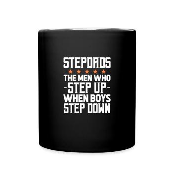 Stepfather Father Stepdad Papa Father's Day Gift - Full Colour Mug - black - Front