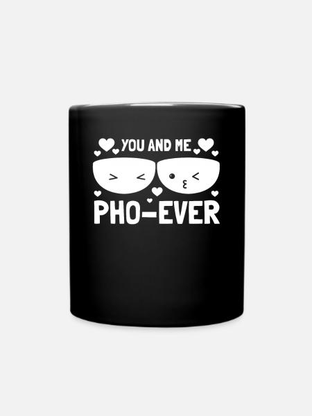 You And Me Pho Ever Soupe Pho Vietnamienne - Mug uni - noir