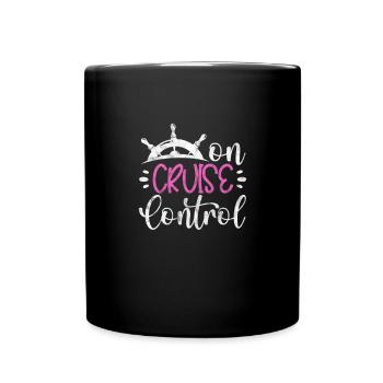 Bateau de croisière Cadeau de bateau de vacances - Mug uni - noir - Devant