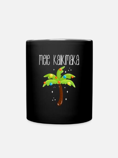 Mele Kalikimaka Hawaii Shirt Geschenk - Tasse einfarbig - Schwarz