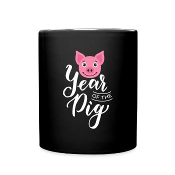 Your Of The Pig Shirt Gift Year Of the Pig - Full Colour Mug - black - Front